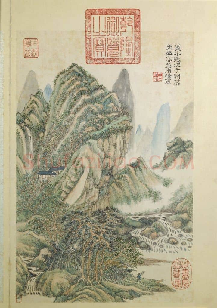 王时敏杜甫诗意图册 | 故宫绘画藏品
