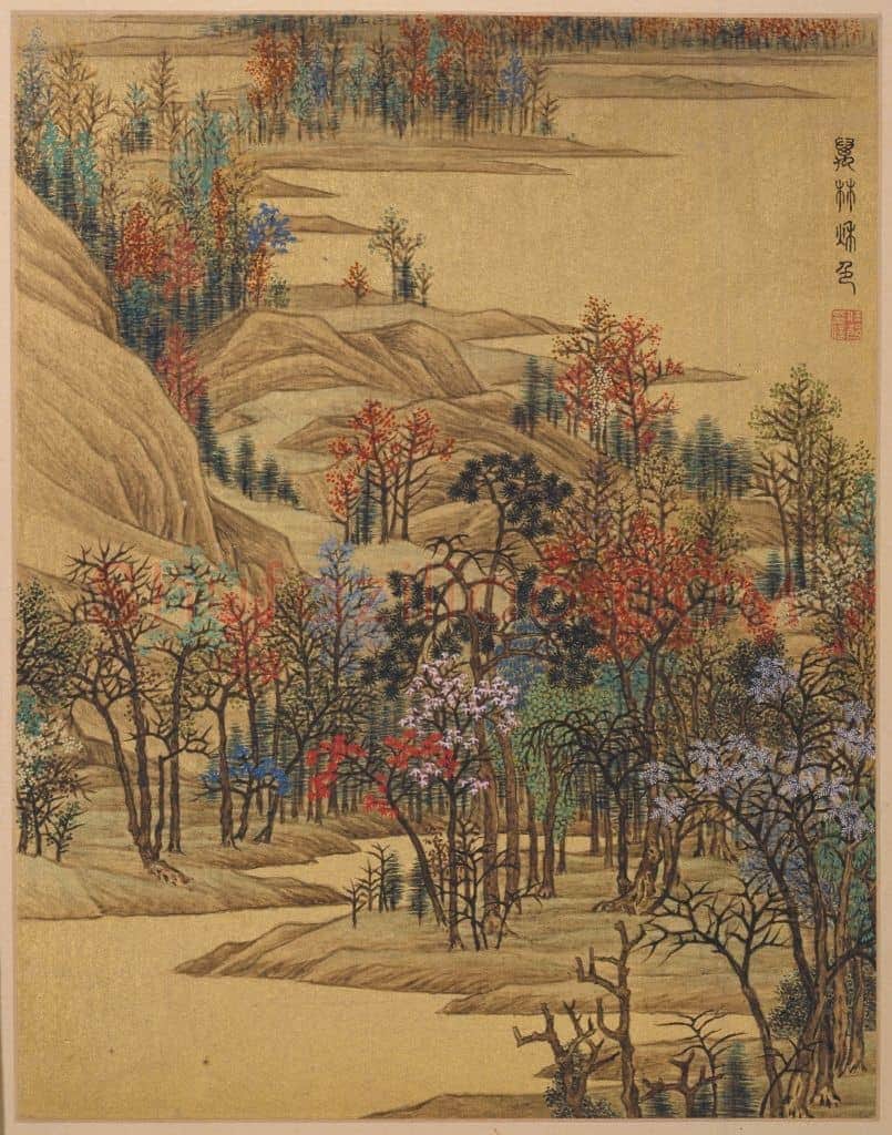 任熊十万图册 | 故宫绘画藏品