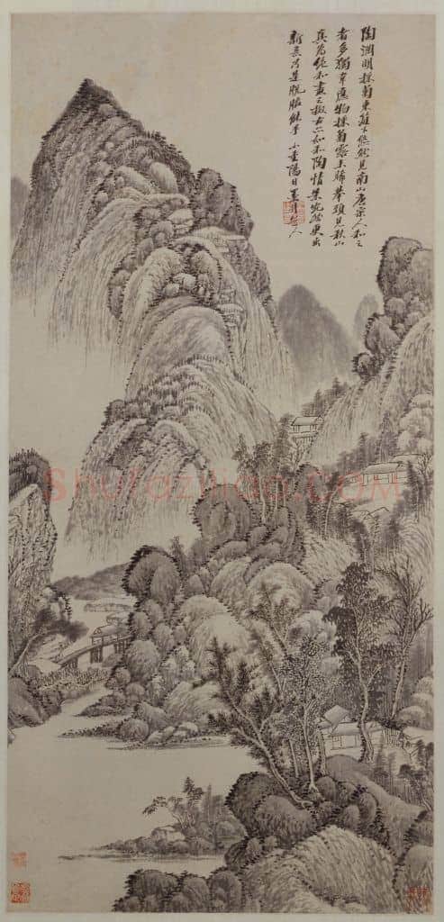 吴历拟古脱古图轴 | 故宫绘画藏品