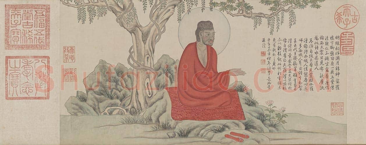 弘历仿赵孟頫罗汉像卷 | 故宫绘画藏品