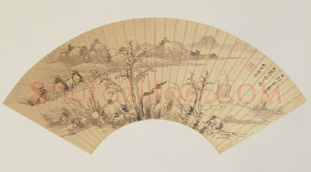 李流芳山水图扇页 | 故宫绘画藏品