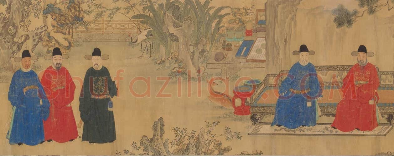 丁姓画师五同会图卷 | 故宫绘画藏品