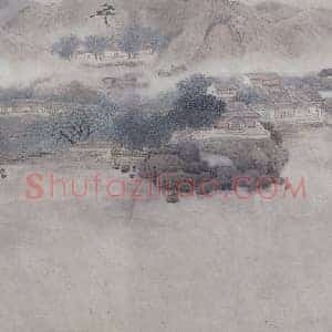 张崟京口三山图卷