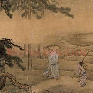 禹之鼎清凉山庄图卷