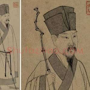 赵孟頫人物画《苏轼画像》