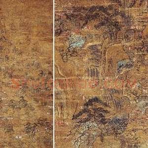 山水楼阁画《宫苑图》