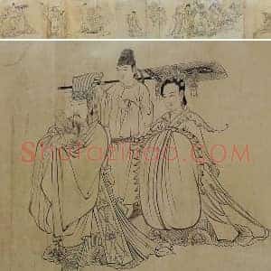 吴道子人物画《送子天王图》