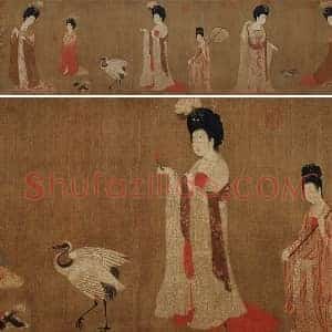 周昉代表作《簪花仕女图》