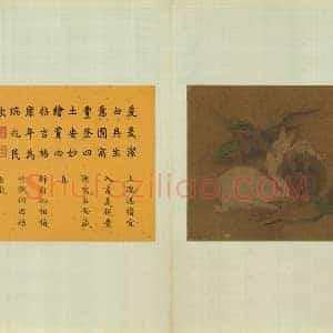 崔白画兔《四瑞图》