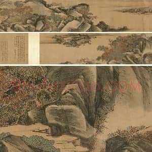 李唐《秋溪渔隐图》卷
