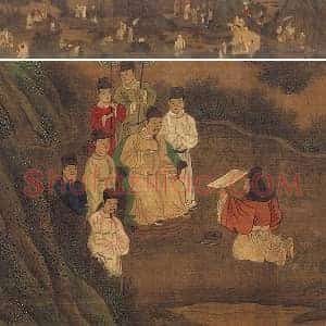 赵雍 《先贤图》卷
