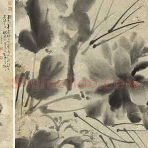 徐渭《牡丹》轴