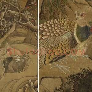 吕纪《四季花鸟图之冬景图》