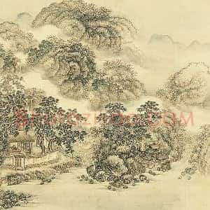 清 张雨森《仿郭熙山水》页