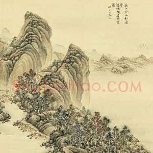清 张雨森《仿文伯仁山水》页