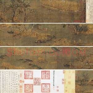 赵干《江行初雪图》全卷