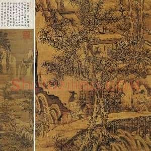郭熙《雪山行旅图》轴