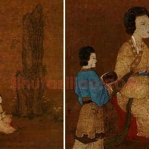 传周文矩仕女图