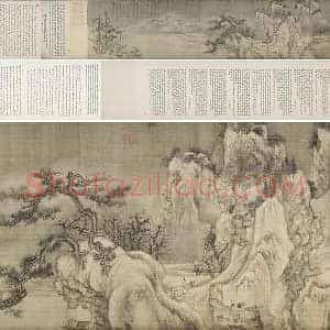 王诜《渔村小雪图》卷