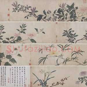 沈周《四季花卉图》卷