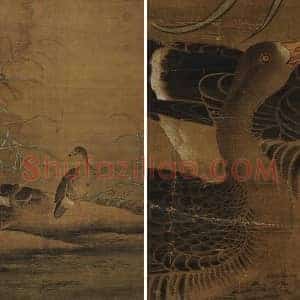 黄居寀《芦雁图》轴
