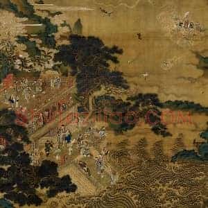 仇英《群仙会祝图》