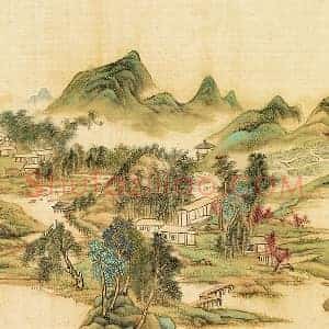 王敬铭田园山水画