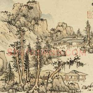 蓝瑛画山水