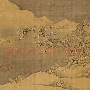 赵干冬景山水