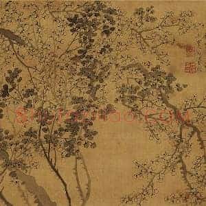 钱杜画梅花《万香春霁图》页