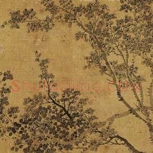 钱杜画梅花《仿方从义法》页