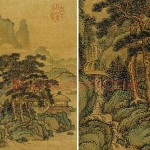 五代黄筌山水页