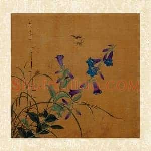 黄筌工笔画《瓢虫蜜蜂》页