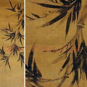 柯九思《临文同墨竹图》