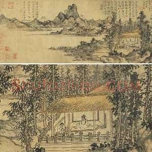 赵原《陆羽烹茶图》