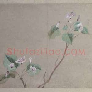 文俶花卉图册