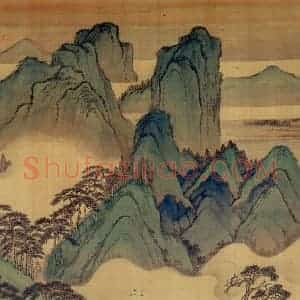 清代 王翚《康熙南巡图》国画综合工笔作品图片赏析
