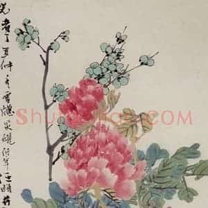 清代 任颐《岁朝图》国画花鸟作品图片赏析