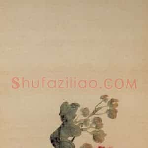 清代 任熊《花卉图屏》国画花鸟作品图片赏析