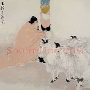清代 任颐《花鸟人物图册》国画花鸟，人物作品图片赏析