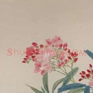 清代 任熊《花卉翎毛图屏》国画花鸟作品图片赏析