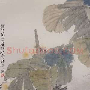 清代 任颐《花鸟人物图册》国画花鸟，人物作品图片赏析
