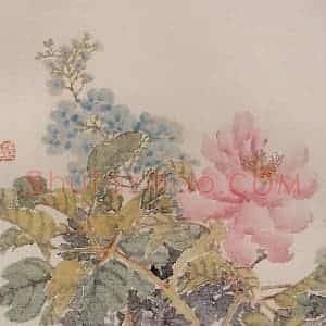 清代 任颐《花鸟图册》国画花鸟作品图片赏析