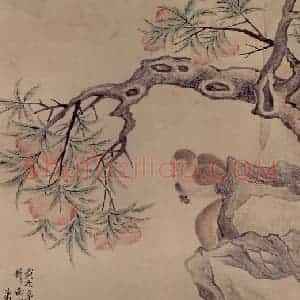 清代 任预《画候图》国画花鸟作品图片赏析