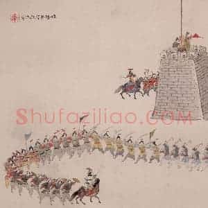 清代 任熊《姚大梅诗意图册》国画综合作品图片赏析