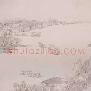 清代 任熊《姚大梅诗意图册》国画综合作品图片赏析