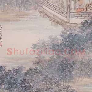 清代 任熊《姚大梅诗意图册》国画综合作品图片赏析