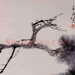 清代 任薰《天女散花图》国画人物作品图片赏析