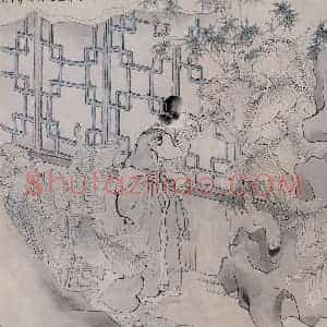 清代 任薰《西厢记图册》国画人物作品图片赏析