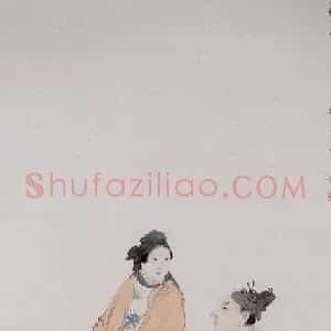 清代 任颐《风尘三侠图》国画人物作品图片赏析
